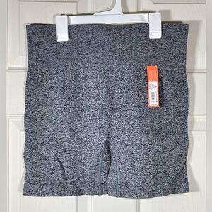 Colsie Heathered Gray Women's Bike Shorts
